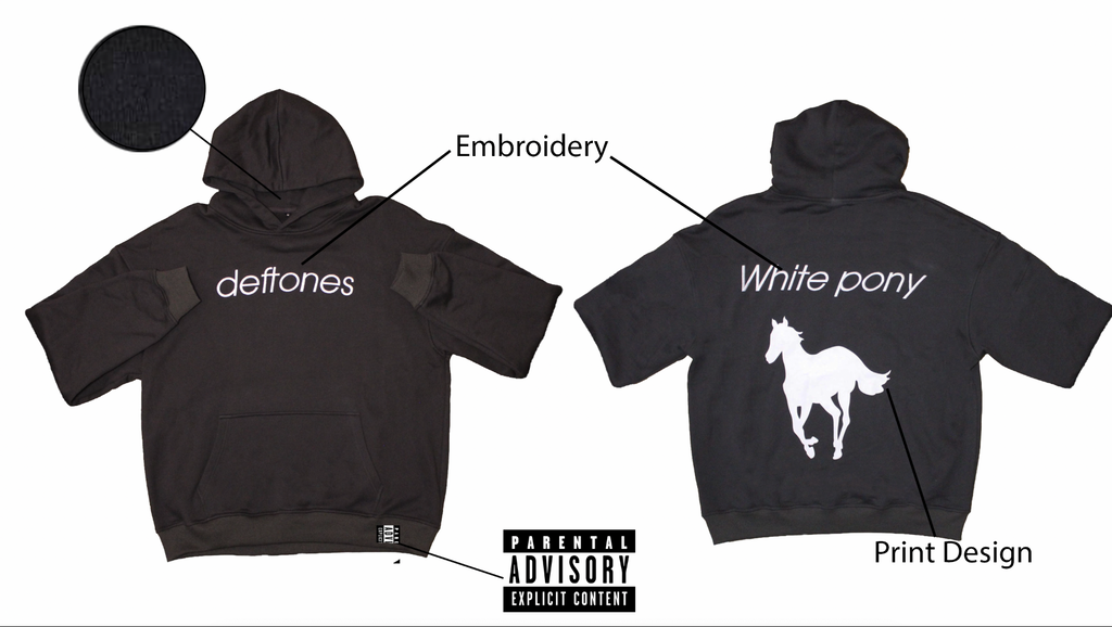 White Pony Album Heavyweight Hoodie